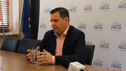 Burmistrz Wisły Tomasz Bujok